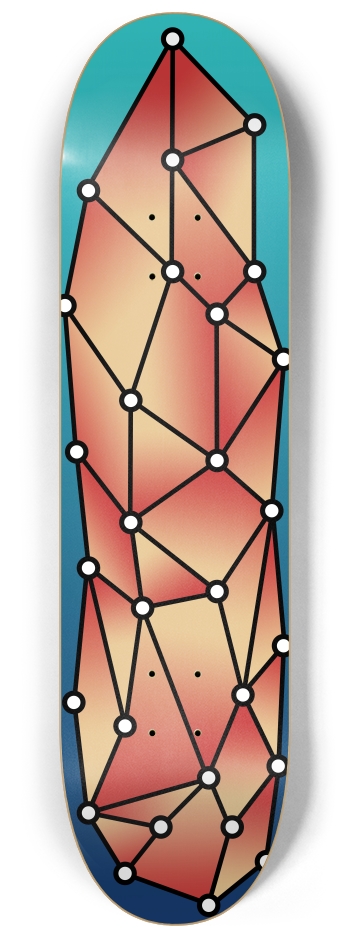 Stained Glass 8-1/4 Skateboard Deck