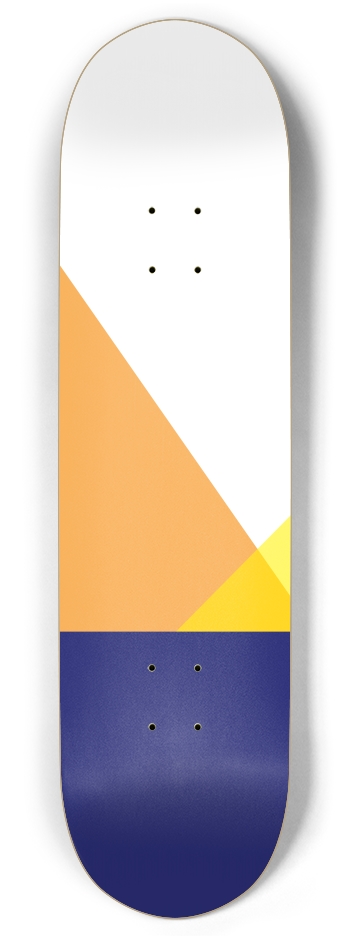 Geometric Mountain Sunset