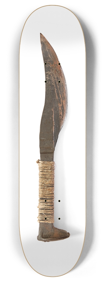 Railroad Spike Knife 8 Inch Skateboard Deck