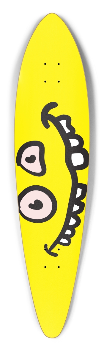 smiles for miles Pintail Longboard