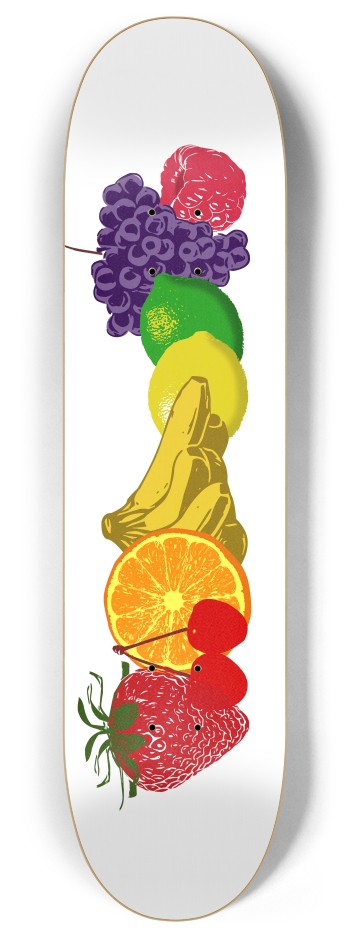 Fruity Fruit! 8 Inch Skateboard Deck