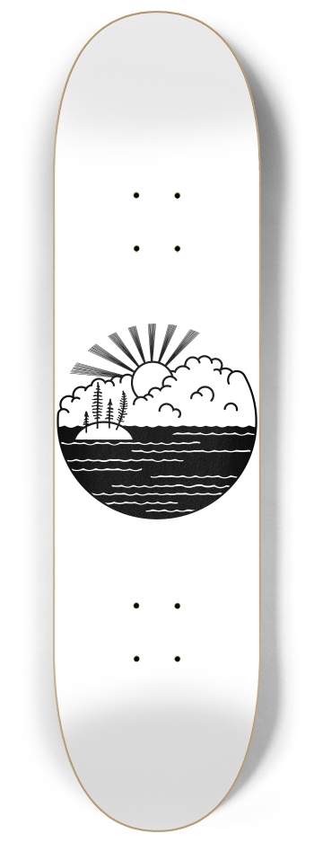Island 8-1/4 Skateboard Deck