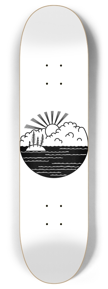 Island 8 Inch Skateboard Deck