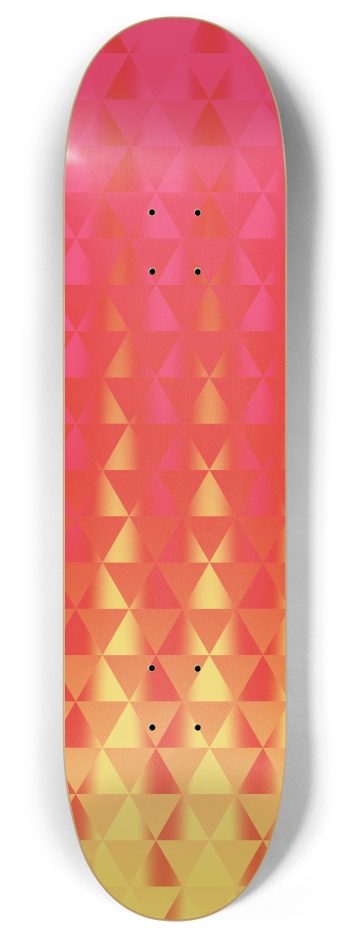 Triangles #2 8 Inch Skateboard Deck