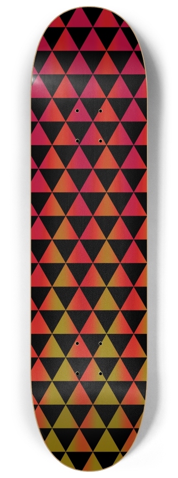 Triangles #3 8-1/4 Skateboard Deck
