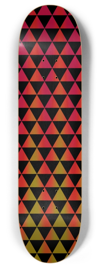 Triangles #3 8 Inch Skateboard Deck