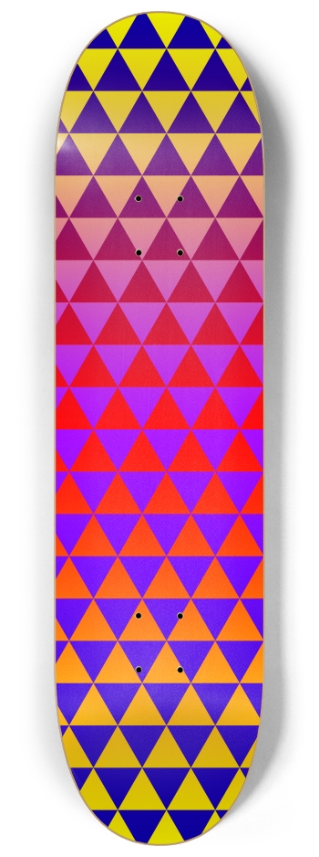 Triangles #5 8-1/4 Skateboard Deck