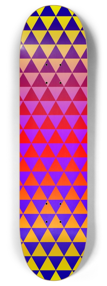 Triangles #5 8 Inch Skateboard Deck