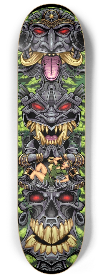 Aztec Totem 8-1/4 Skateboard Deck