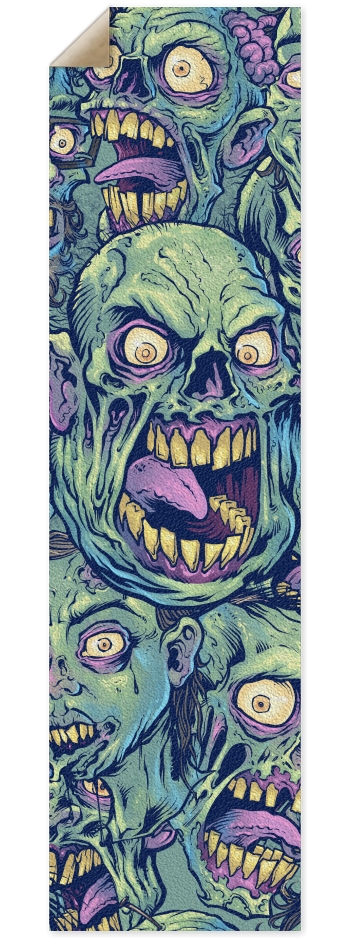 Zombie Heads 9 x 33 Inch Griptape