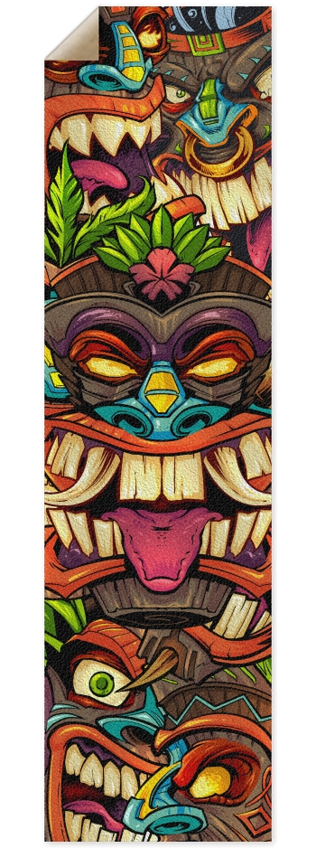 Tiki Heads 9 x 33 Inch Griptape
