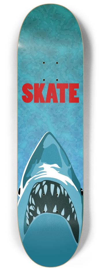 SKATE 8-1/4 Skateboard Deck