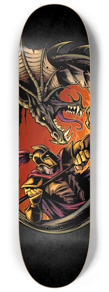 Dragon Knight 8-1/4 Skateboard Deck