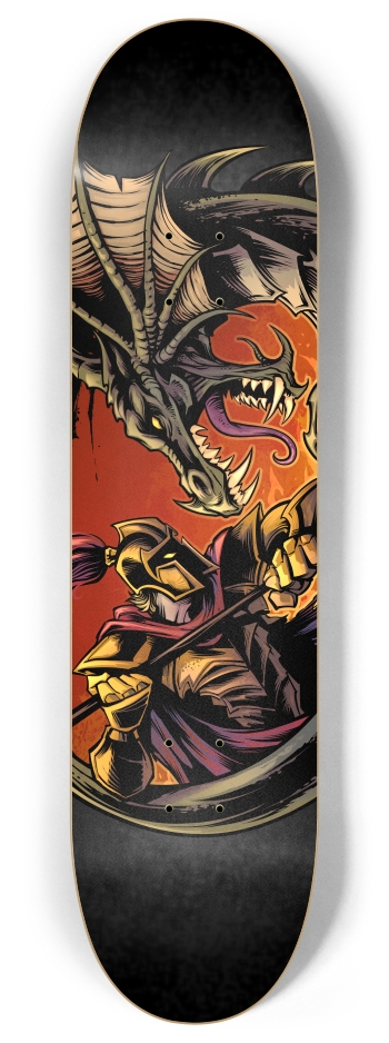 Dragon Knight 8 Inch Skateboard Deck