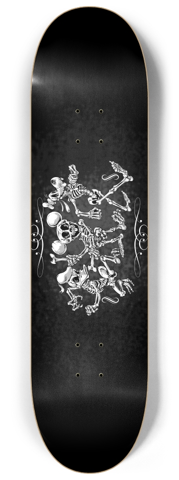 Famous Skeletons 8-1/4 Skateboard Deck