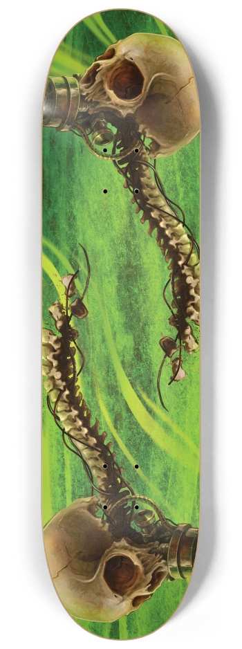 Spine Skull 8-1/4 Skateboard Deck