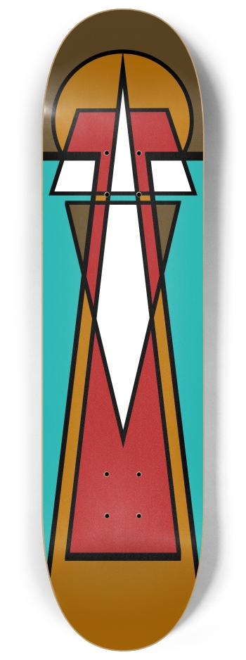 Classic Geometry 8-1/4 Skateboard Deck