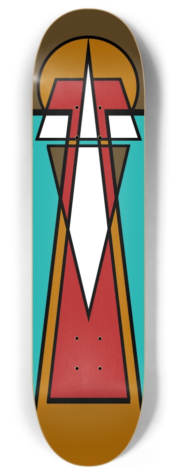 Classic Geometry 8 Inch Skateboard Deck