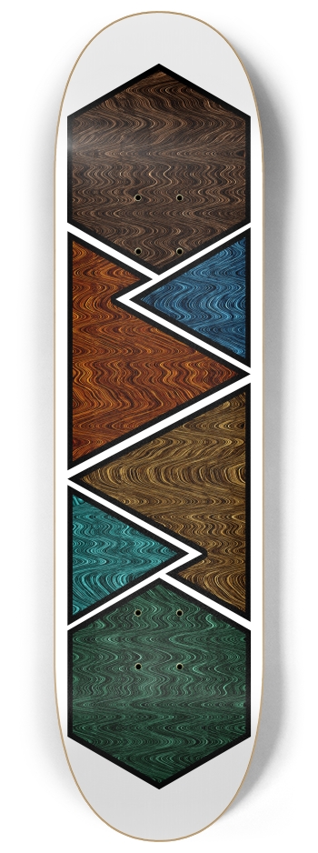 Mountain Lines 8-1/4 Skateboard Deck