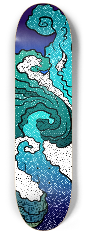 Waves 8-1/4 Skateboard Deck