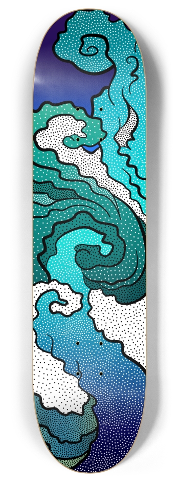 Waves 8 Inch Skateboard Deck