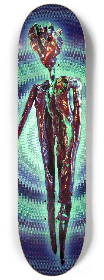 A Wise Bronze Man 8-1/4 Skateboard Deck