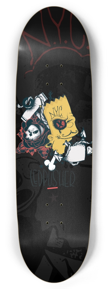 NYC Graffiti Bart Simpson