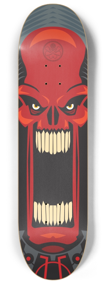 Hero red 8-1/4 Skateboard Deck