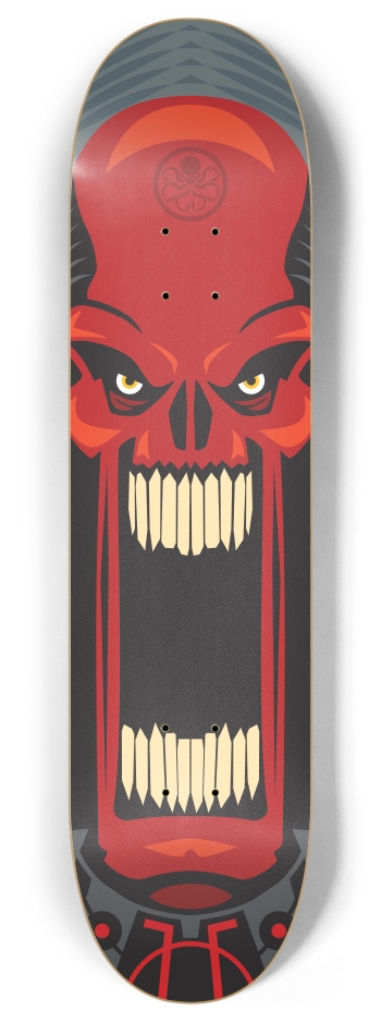 Hero red 8 Inch Skateboard Deck