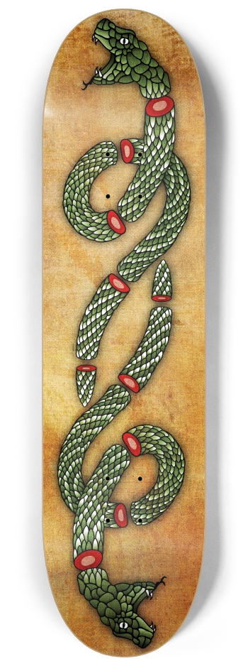 Snakes of Old 8-1/4 Skateboard Deck
