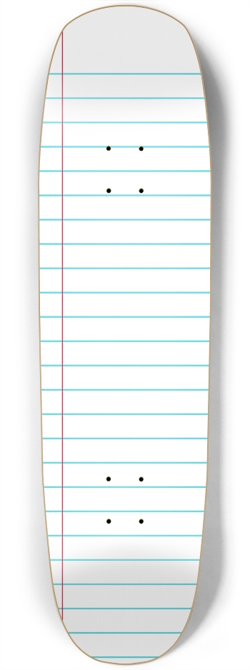 Wide Rule Margin Square Nose