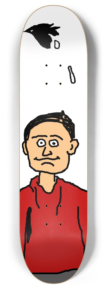 BIRD POOP-TRANSPARENT SKY 8 Inch Skateboard Deck