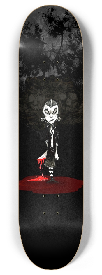 Wednesday Adams holloween special 8 Inch Skateboard Deck