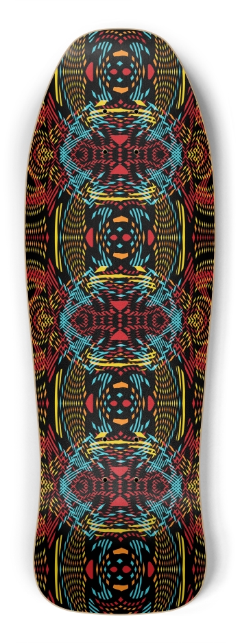 Psychedelic Colors Shredder Shape