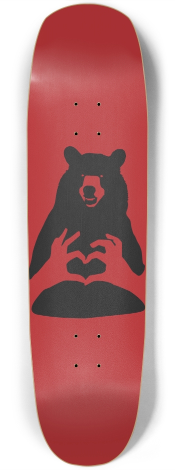 Bear Heart On Square Nose