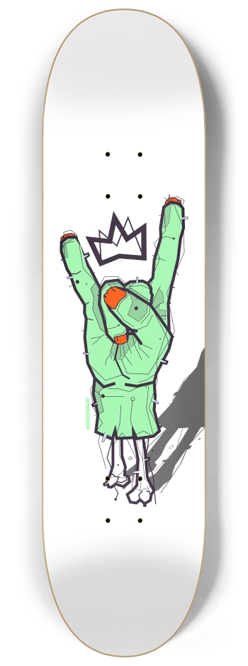 Dead Man's Hand 8-1/4 Skateboard Deck