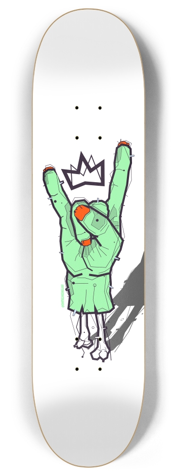 Dead Man's Hand 8 Inch Skateboard Deck