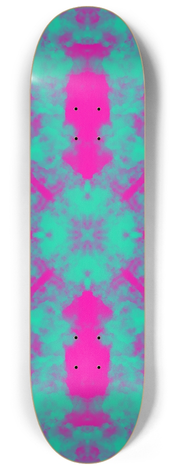 Pink Rorschach 8-1/4 Skateboard Deck