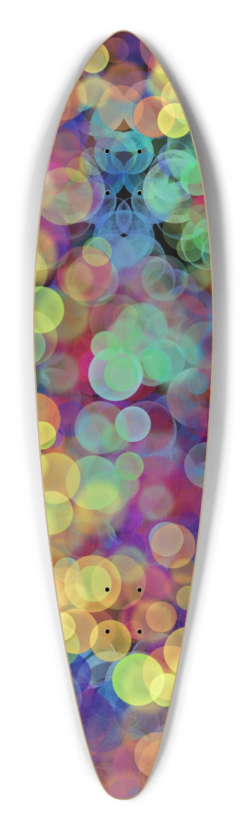 Space Spots Pintail Longboard