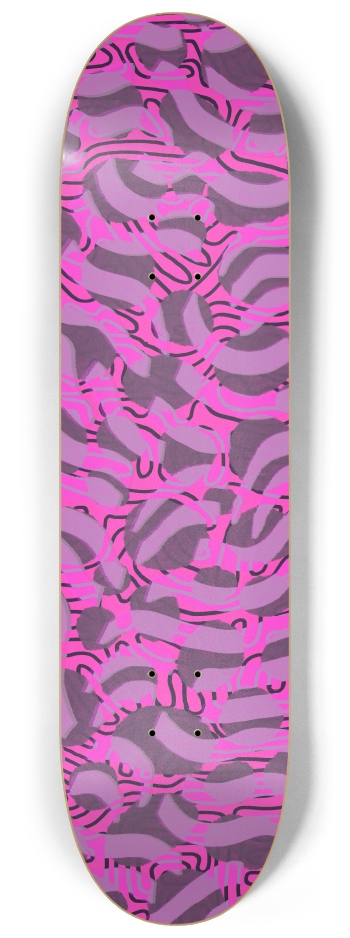 Pink 8-1/4 Skateboard Deck