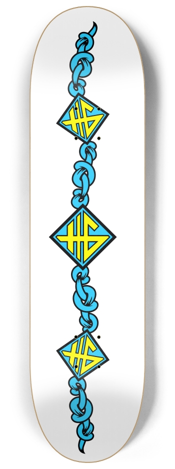 BabyBlue Canary 8-1/4 Skateboard Deck