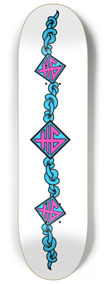 Cotton Candy 8-1/4 Skateboard Deck