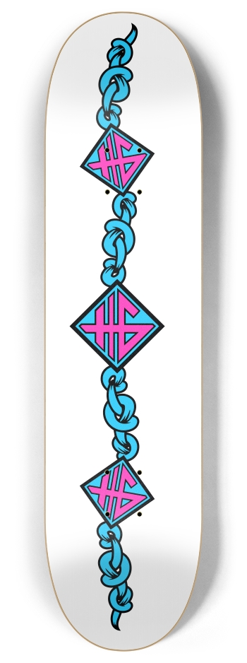 Cotton Candy 8 Inch Skateboard Deck