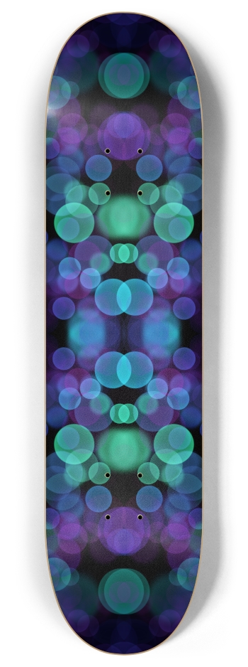 Seeing spots Blue 8 Inch Skateboard Deck