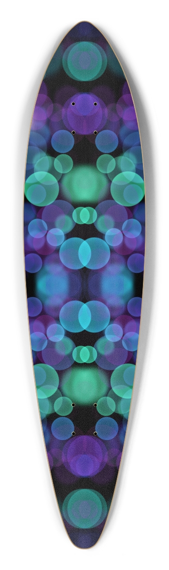 Seeing spots Blue Pintail Longboard