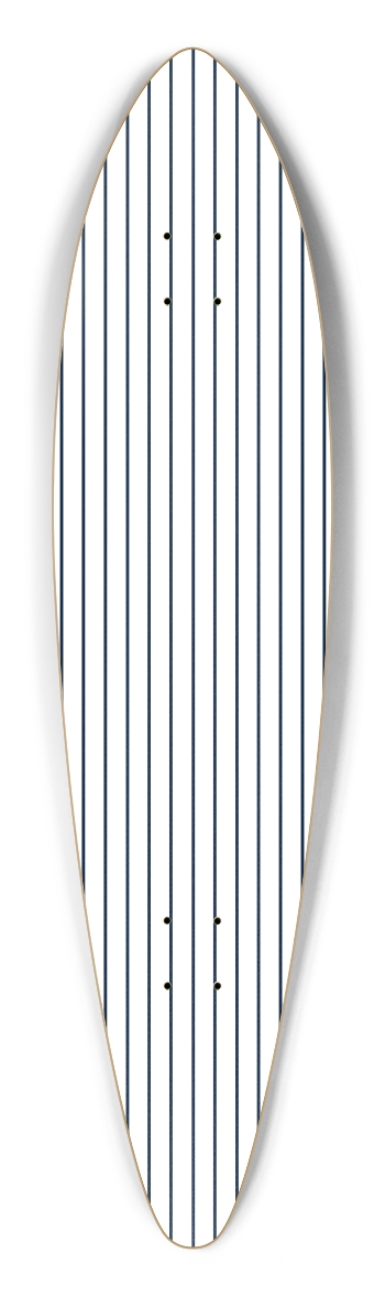 yankee-blue-pinstripe Pintail Longboard