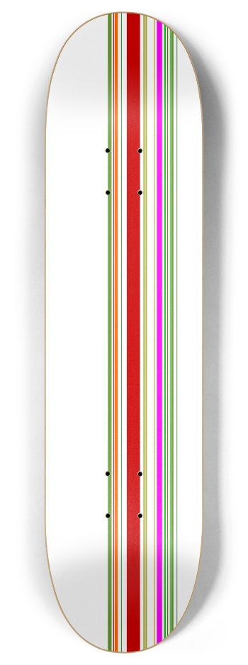 Transporter Stripes 8 Inch Skateboard Deck