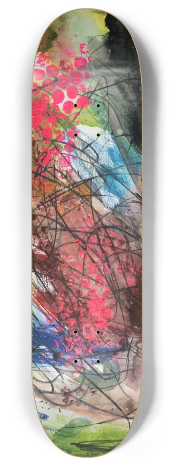 Graffiti Dots 8 Inch Skateboard Deck