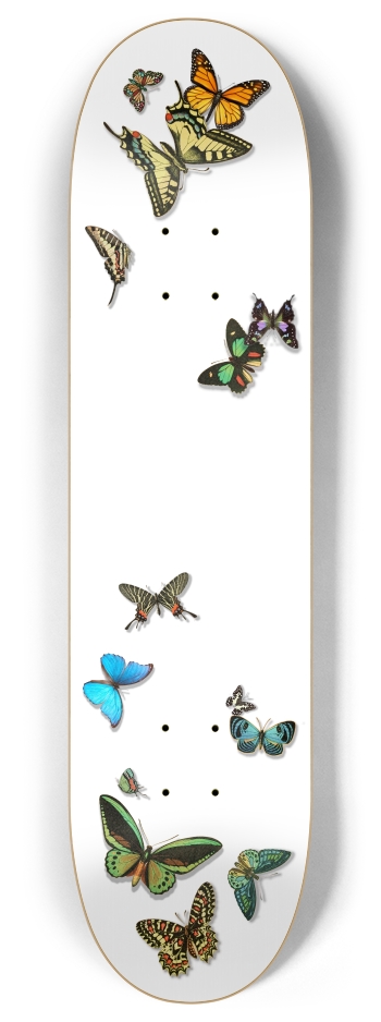 Butterflies 8 Inch Skateboard Deck