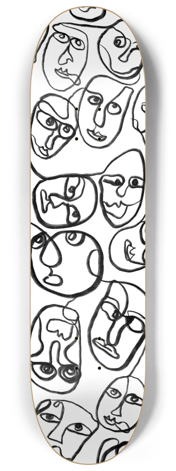 Faces 8-1/4 Skateboard Deck